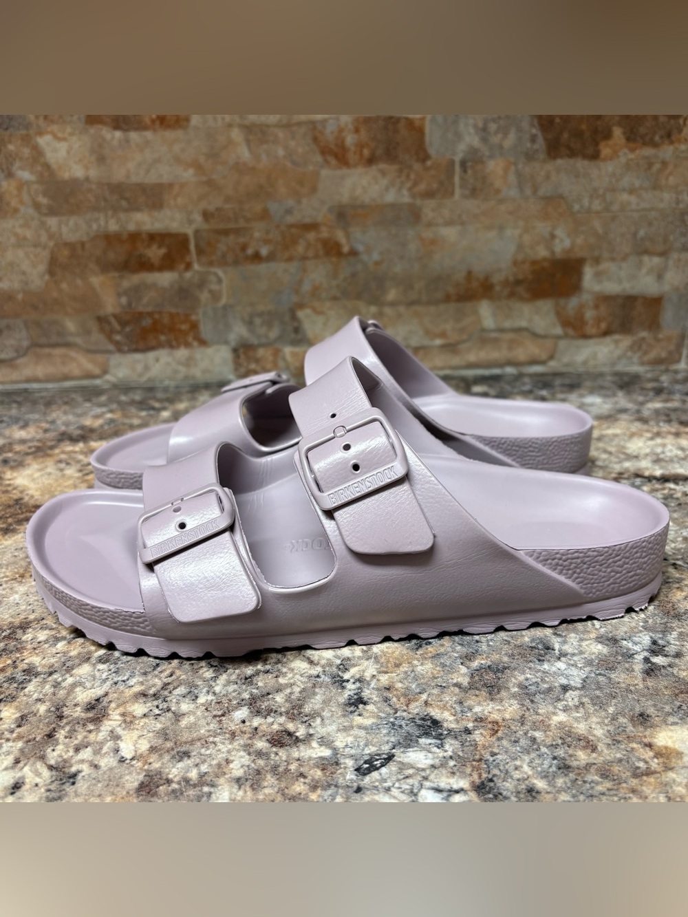 Birkenstock Arizona EVA Sandals in Lavender Size 8 - Picture 2 of 9